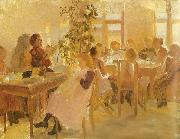 Anna Ancher en syskole i skagen oil painting reproduction